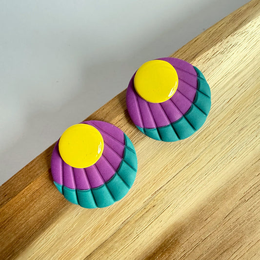 Rainbow Rebel extra statement studs
