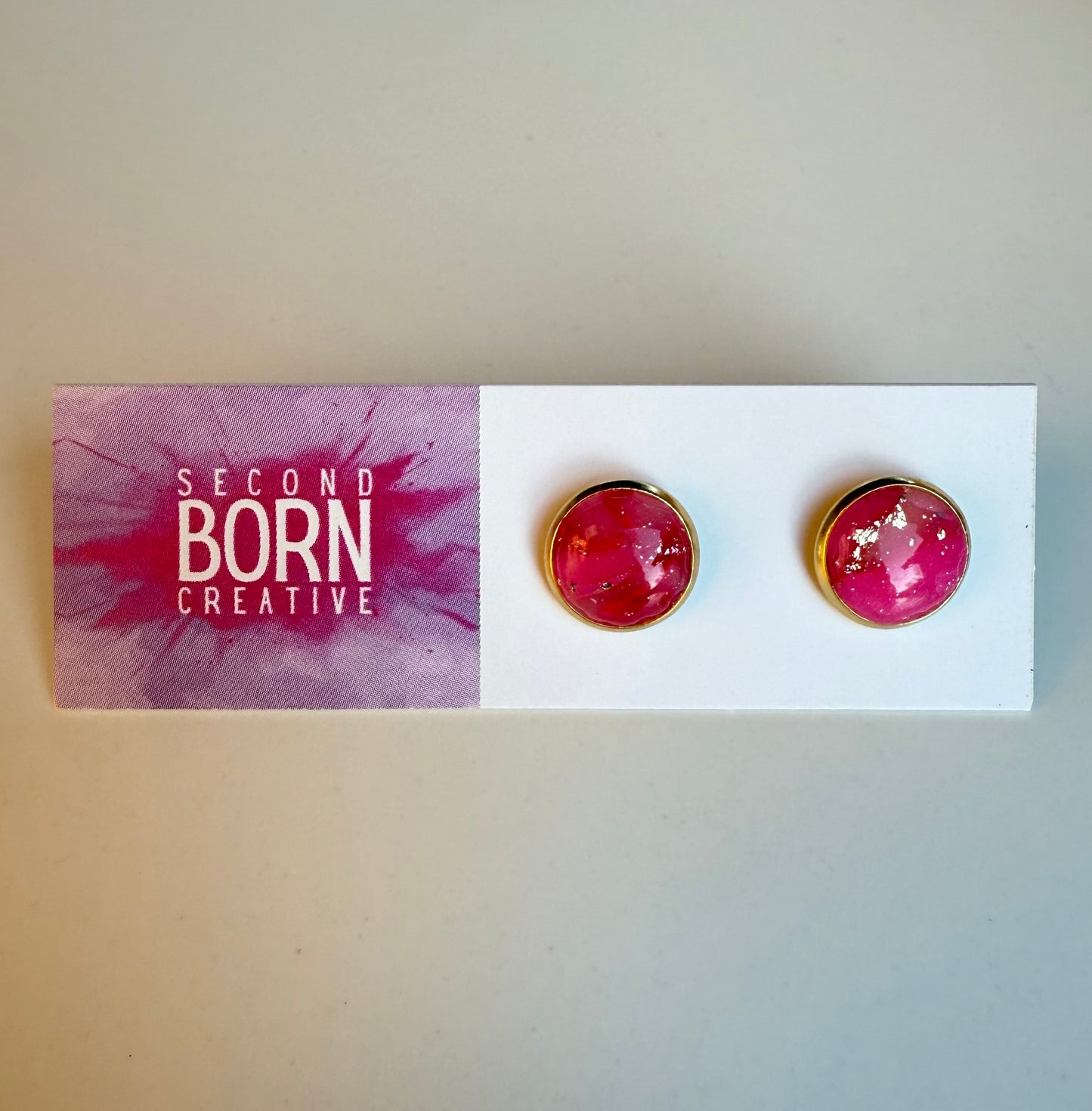 Bop & Bling bezel studs