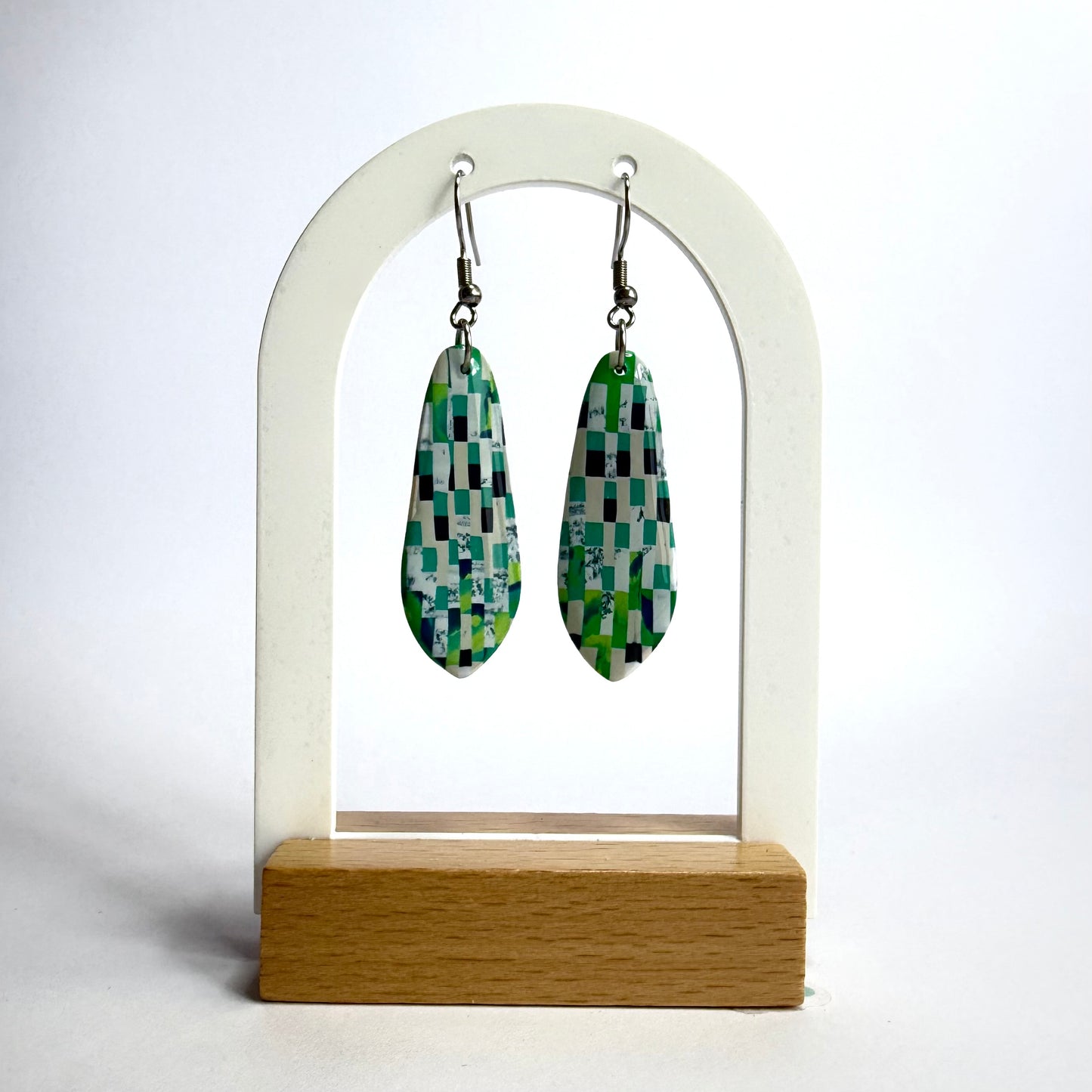 Build My Own World medium hook dangle earrings - Second Born Creative