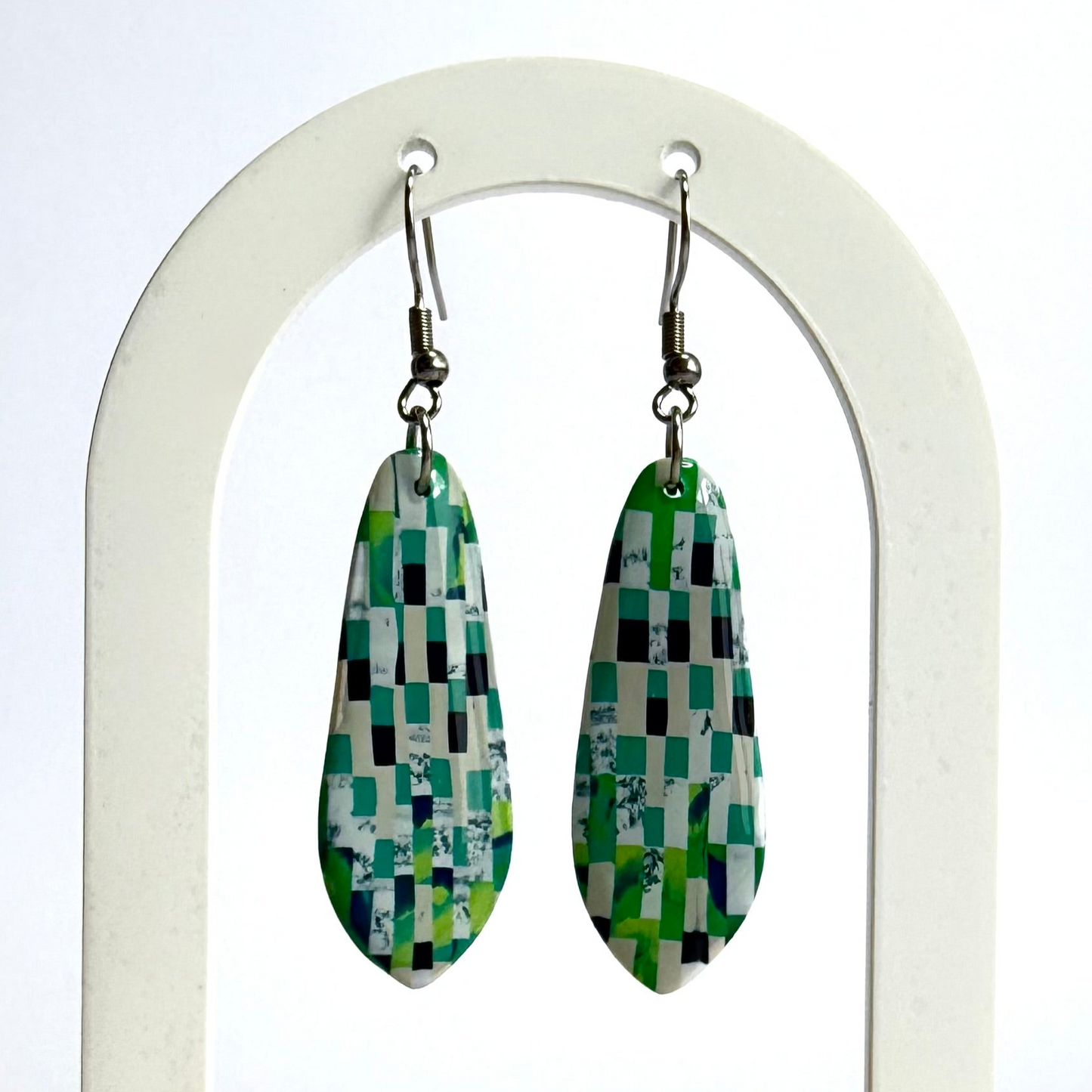 Build My Own World medium hook dangle earrings - Second Born Creative