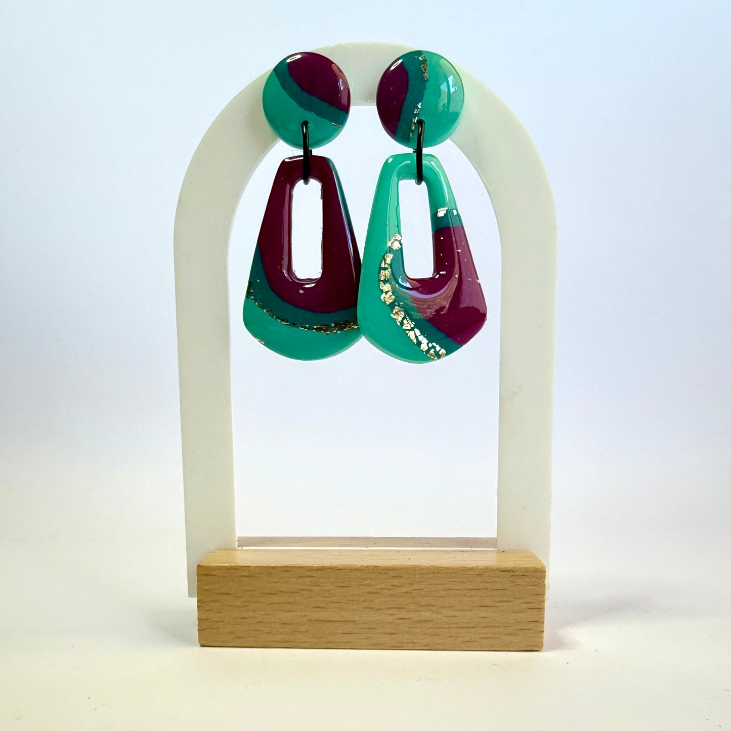 You Wish Jellyfish mint dangles