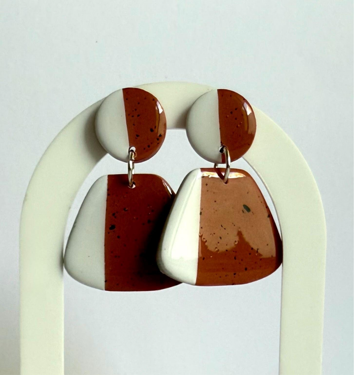 Down to Earth medium stud dangle earrings
