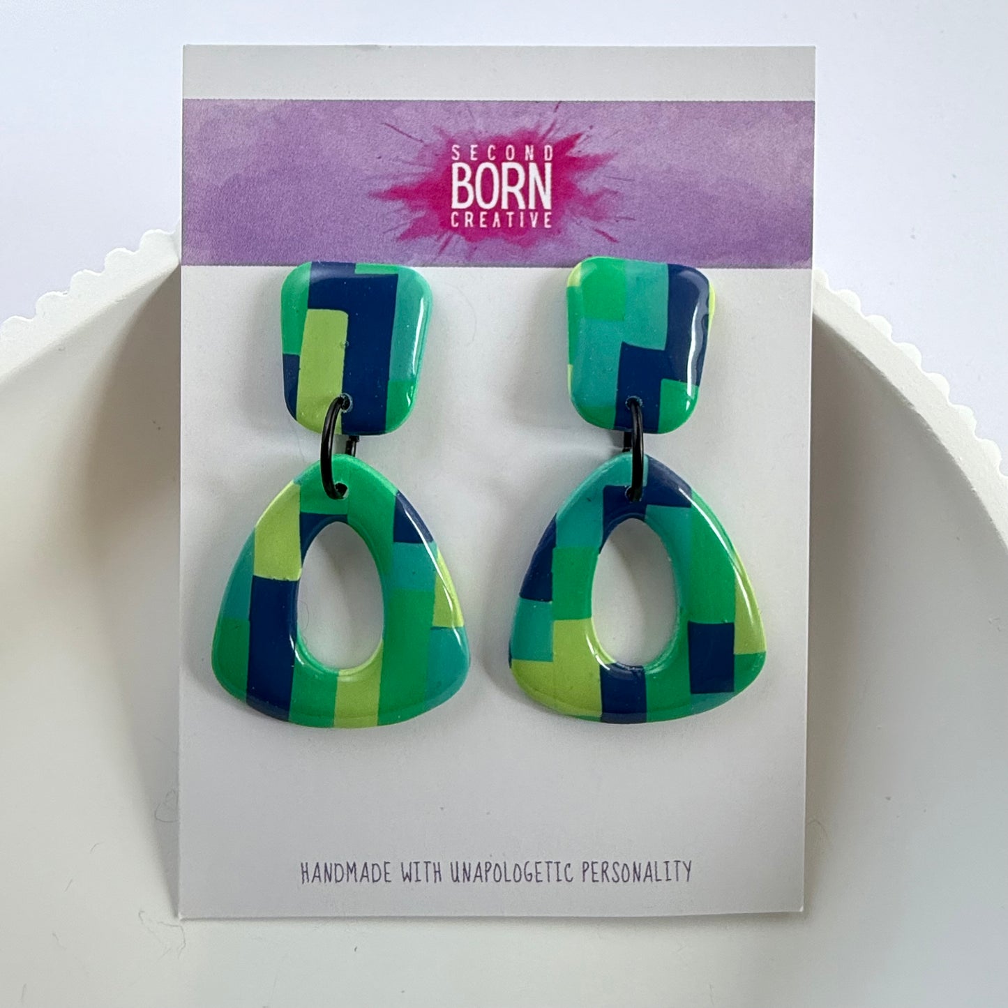 Build My Own World medium stud dangle earrings