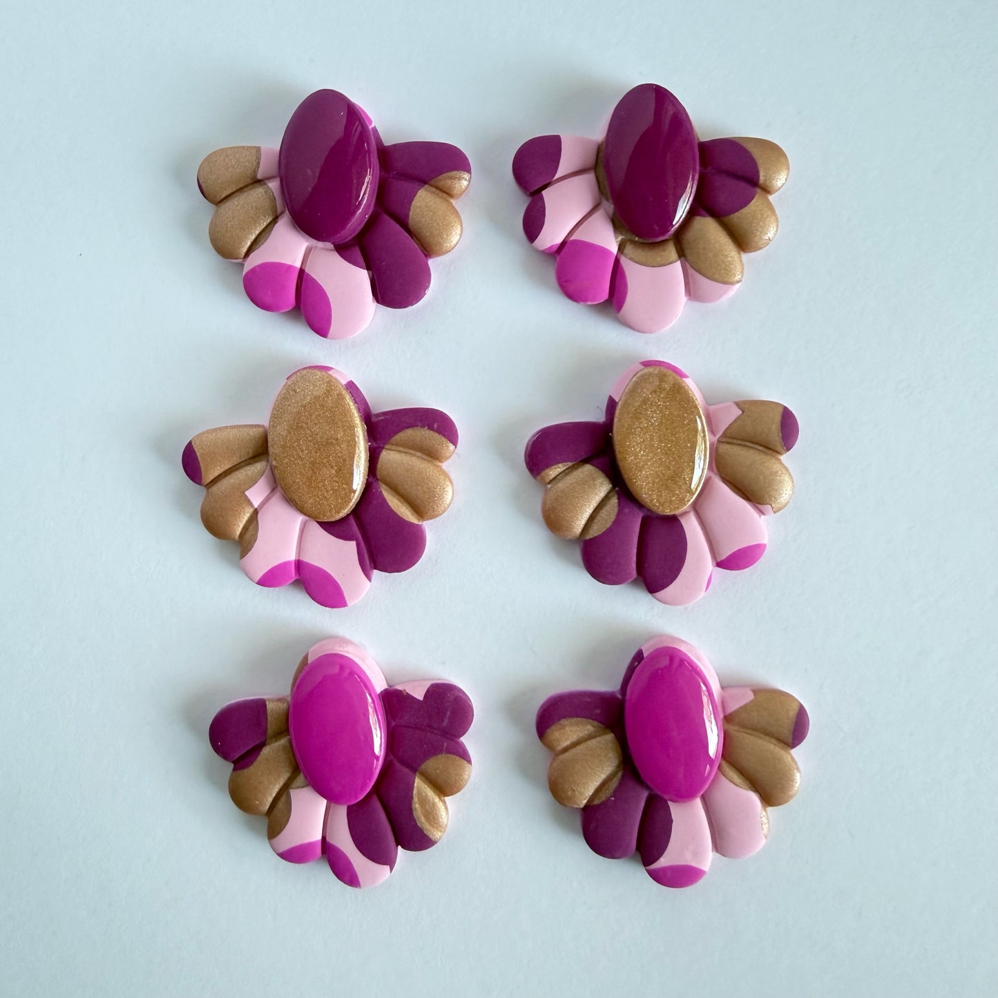 Yes Girl bronze extra statement studs