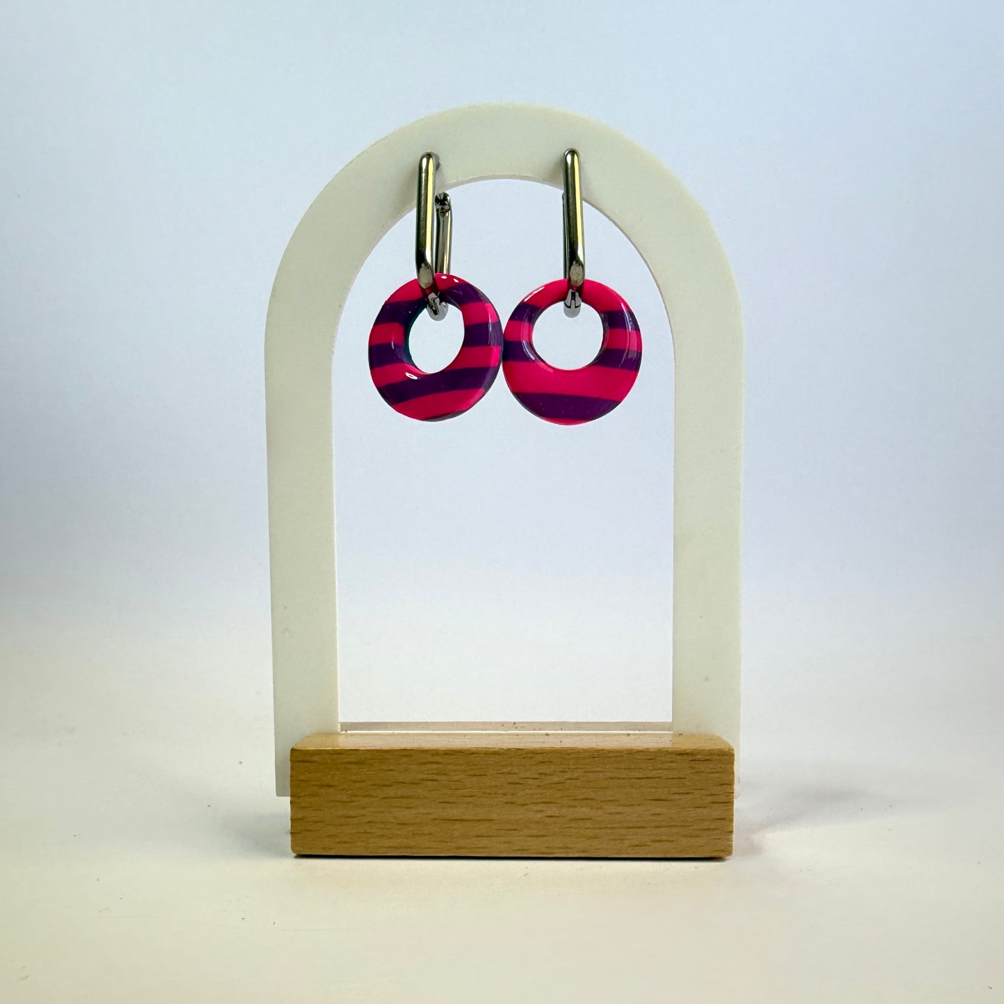 Wait and See hoop dangles