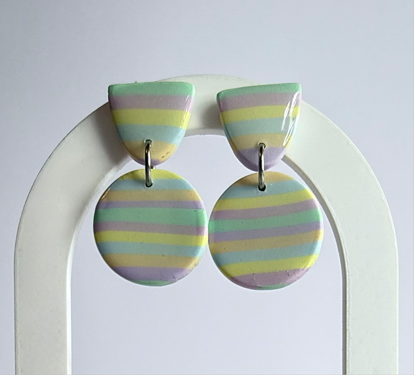 Rainbow Relish petite stud dangle earrings
