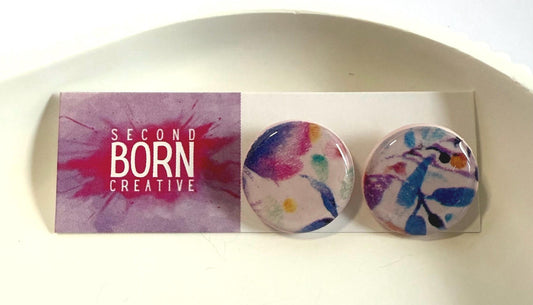 Get me a Vase! statement studs - Second Born Creative