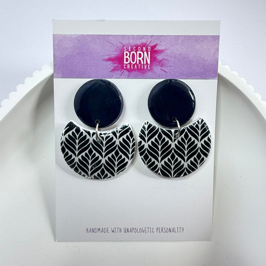 Adventure of a Lifetime medium stud dangle earrings - Second Born Creative