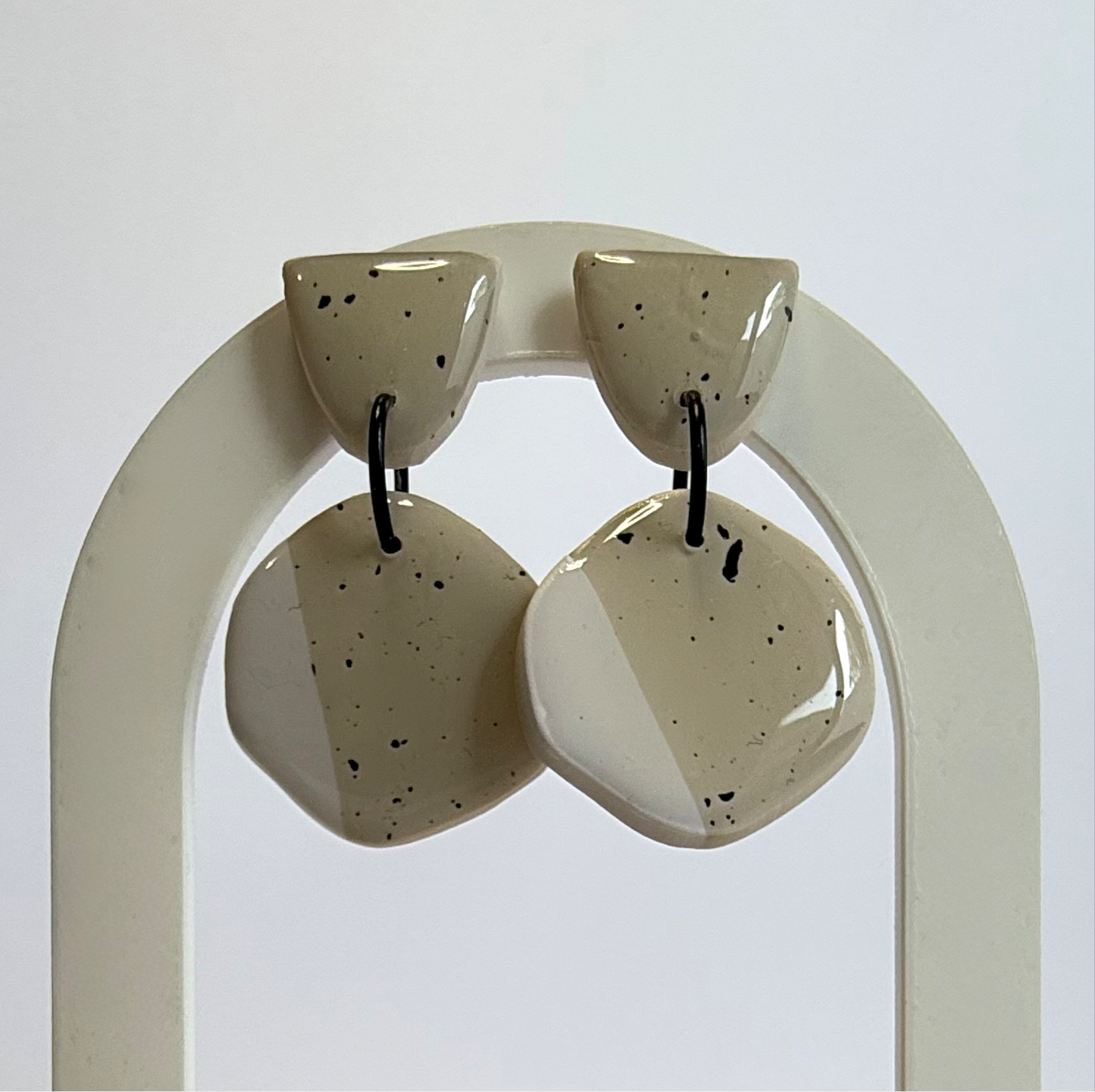Light Earth petite stud dangle earrings