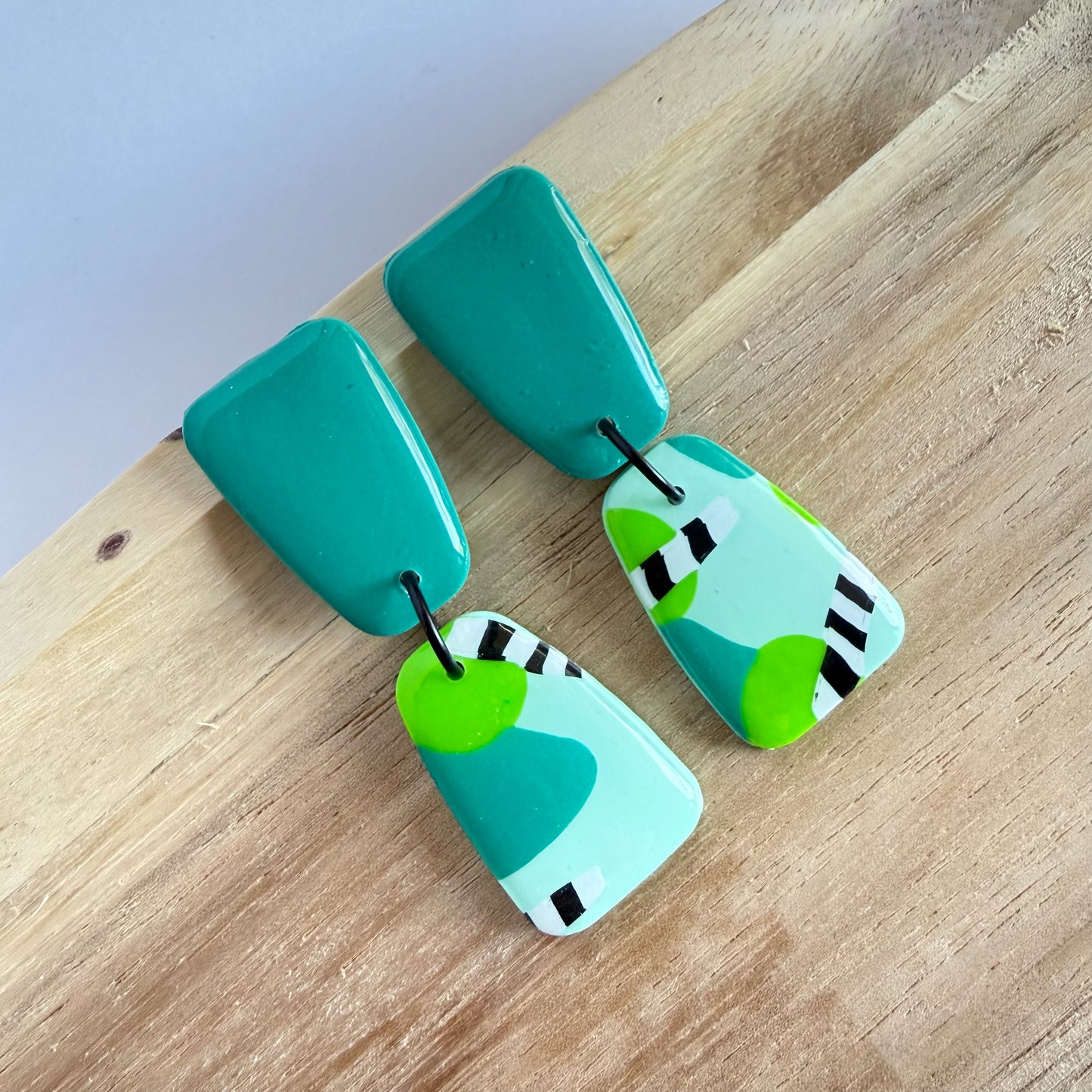 Green with Envy dangles