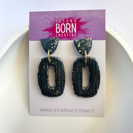 Jazzed dangles (forest green)