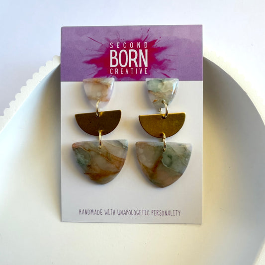 Stay a Little Longer stud dangles