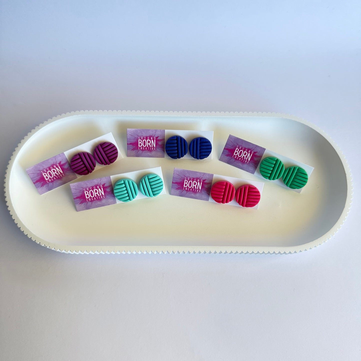 Bring It statement studs - five colours