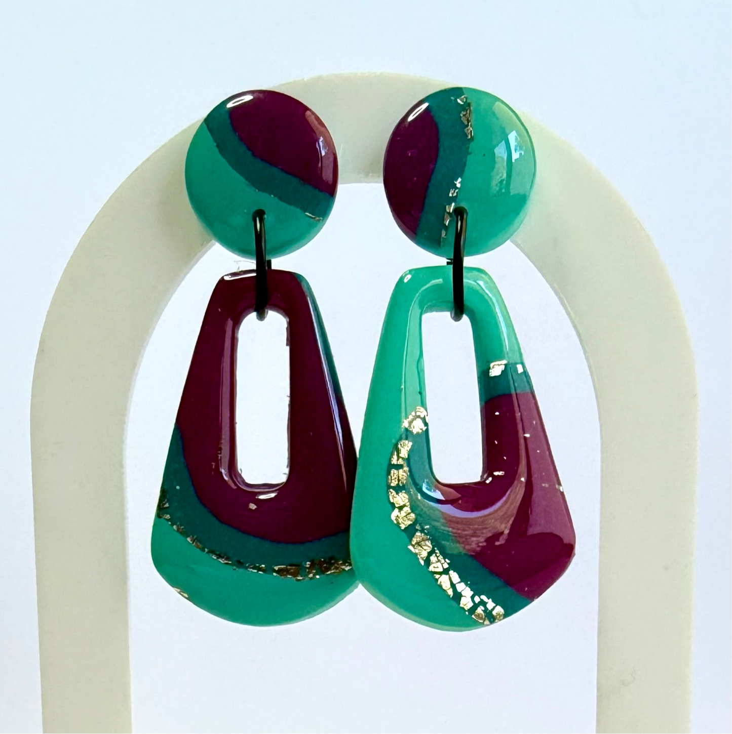 You Wish Jellyfish mint dangles