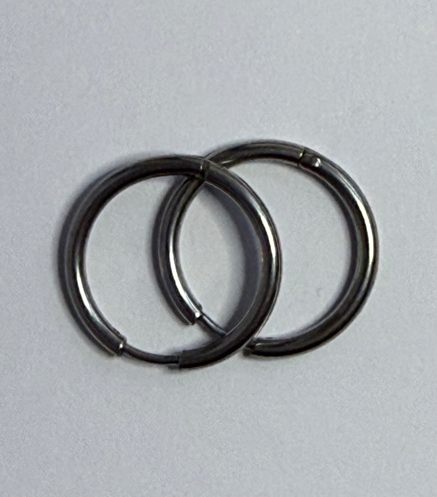 Silver Hoops