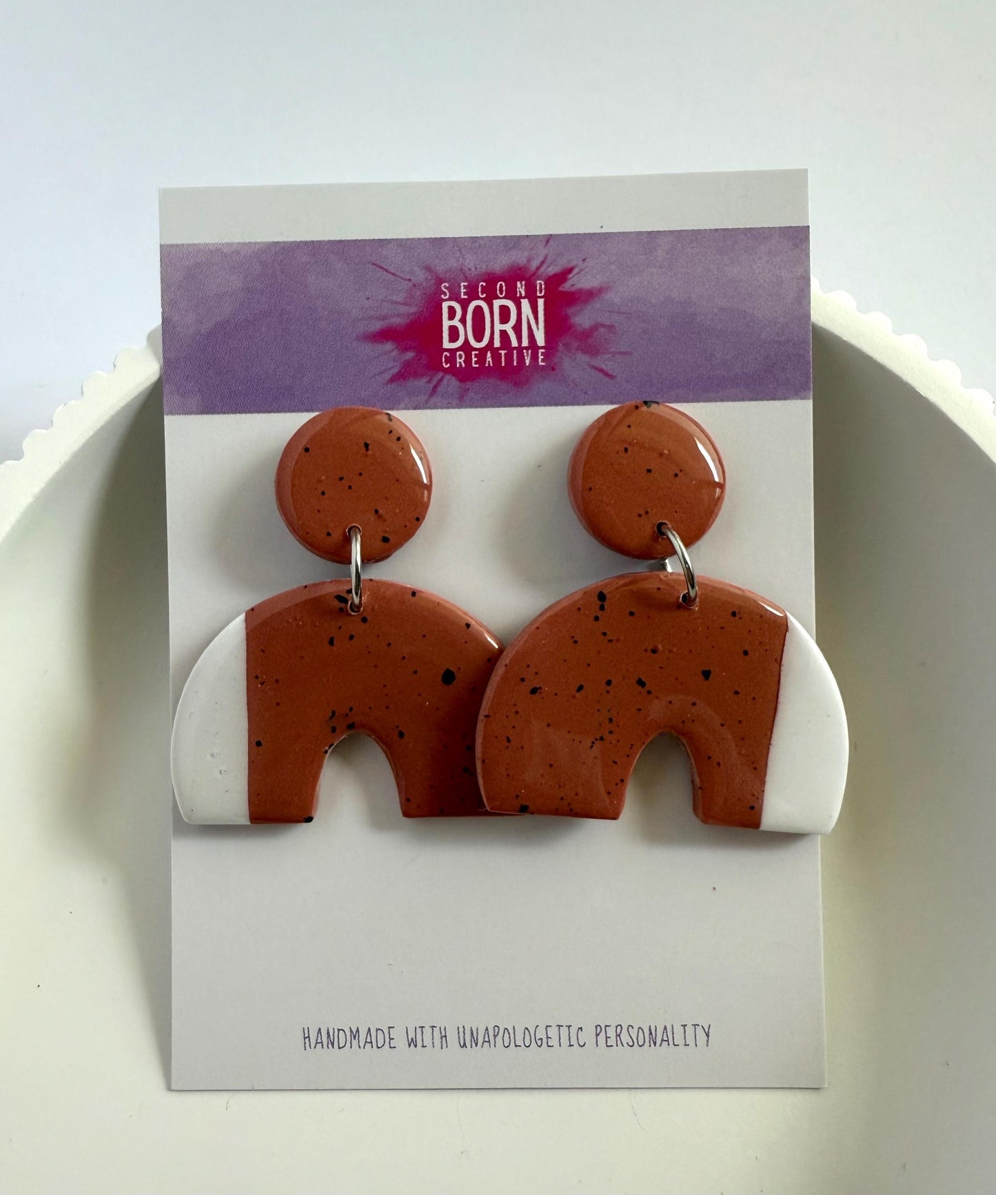 Down to Earth medium stud dangle earrings