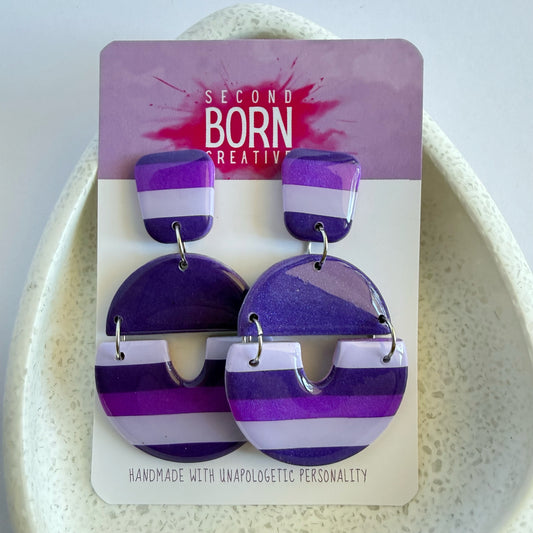 Blurred Lines large dangles (one pair only!)