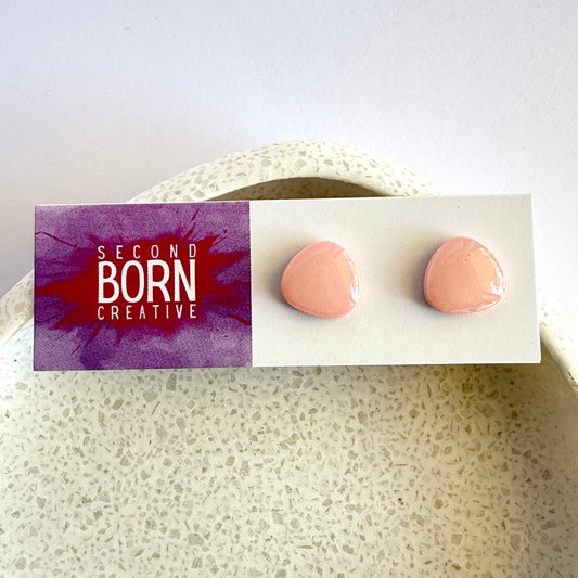 Peachy mini studs