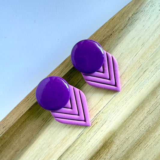 Strawberry Fizz extra statement studs