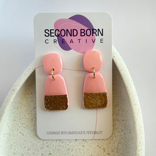 Dipped dangles (pink)
