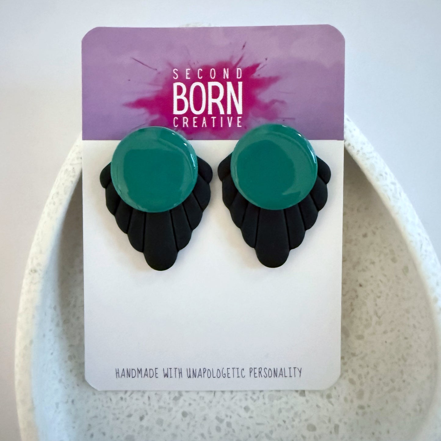 Jaded extra statement studs