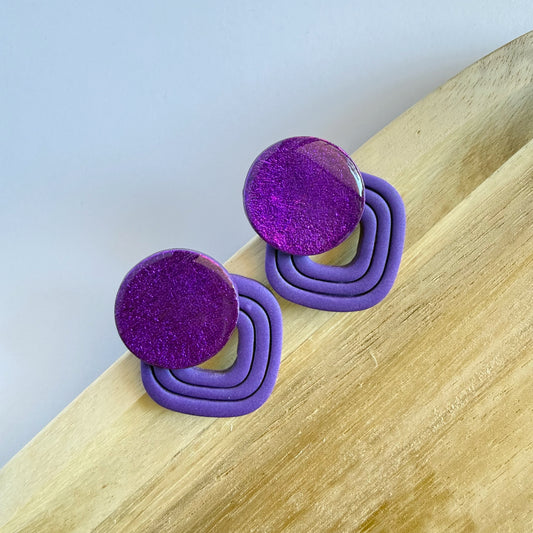 Velvet extra statement studs