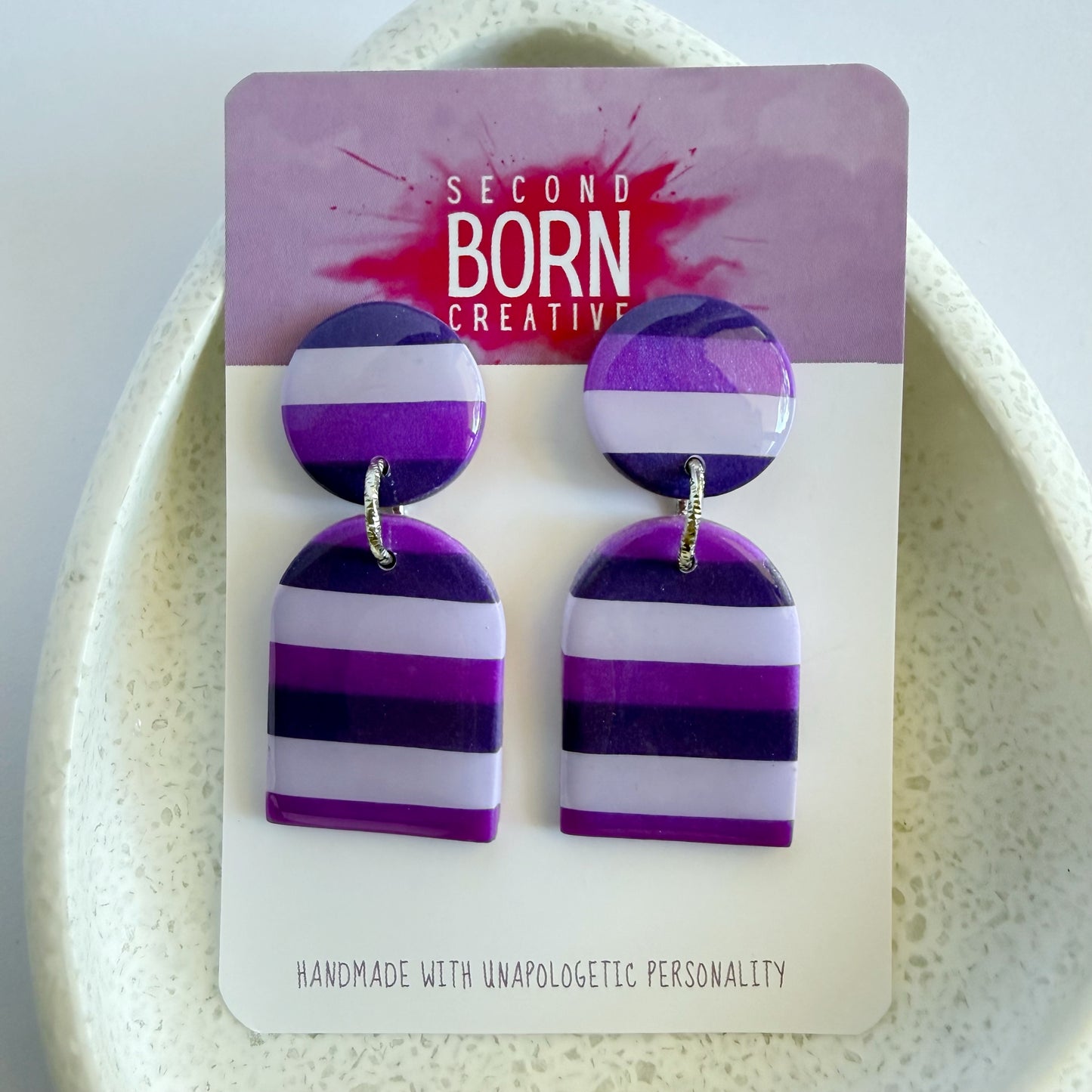 Blurred Lines medium dangles (one pair only!)