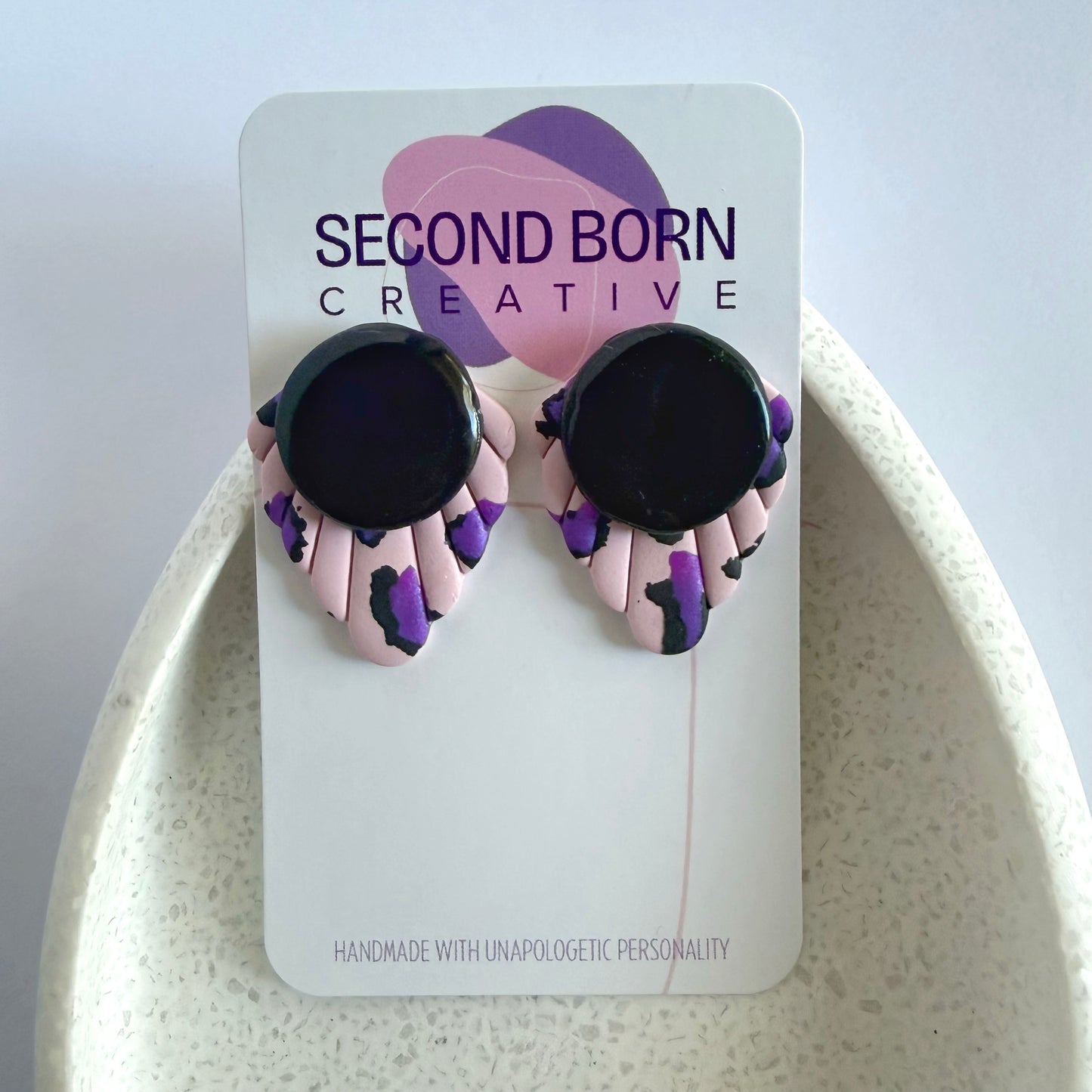 Lazy Leopard extra statement studs