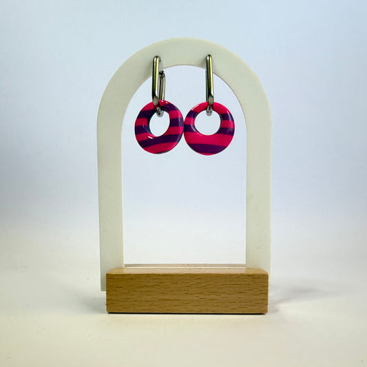 Wait and See hoop dangles