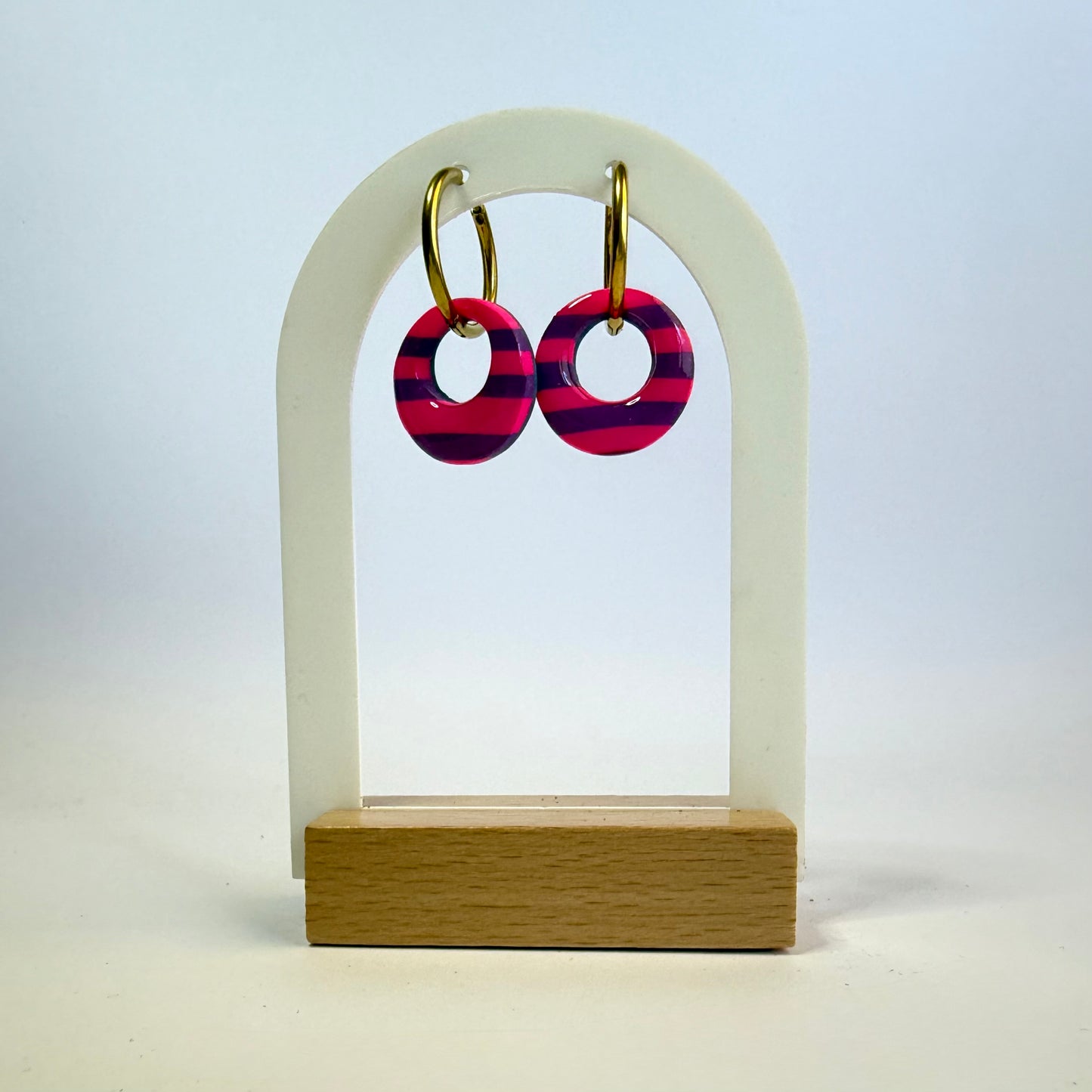 Wait and See hoop dangles