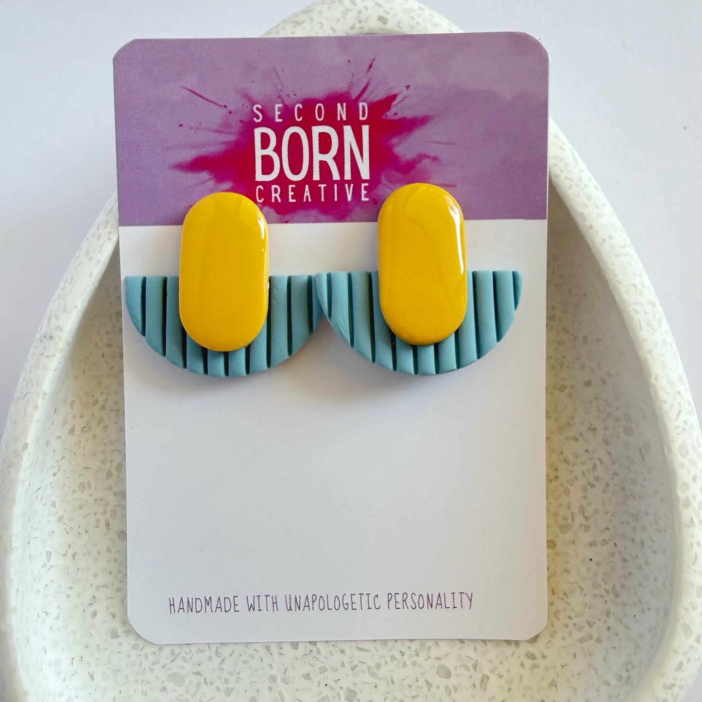 Retro Pop extra statement studs