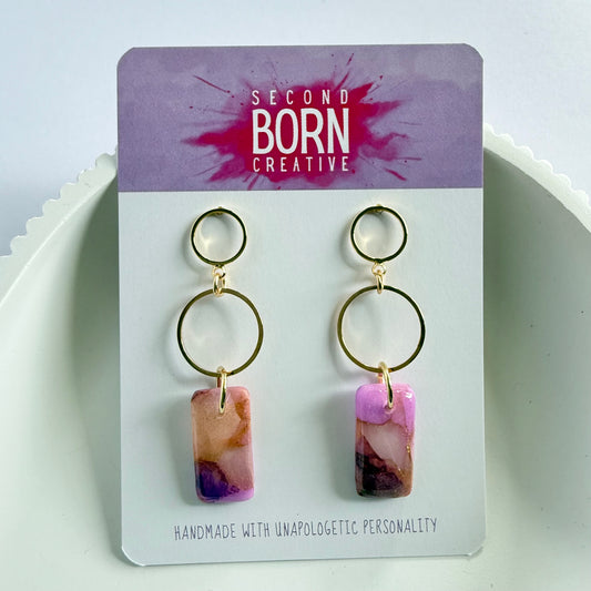 Royal accent stud dangles
