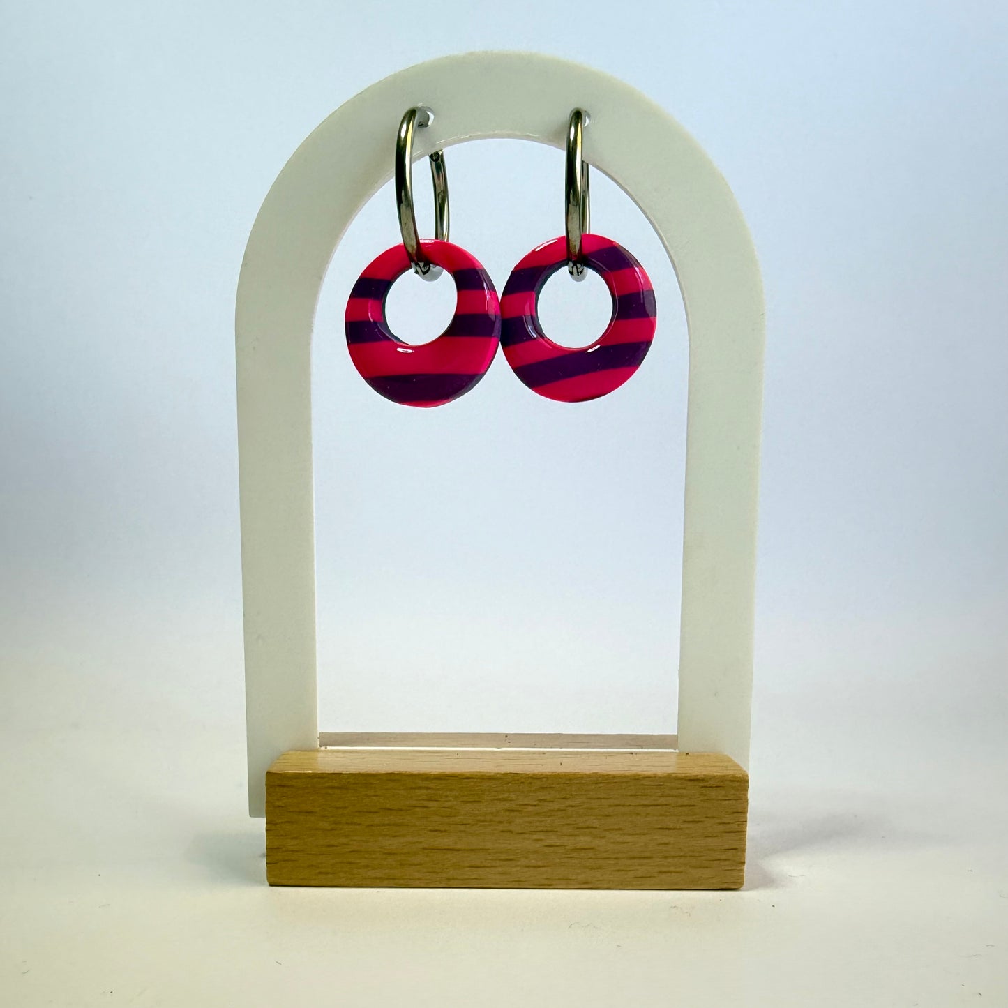Wait and See hoop dangles