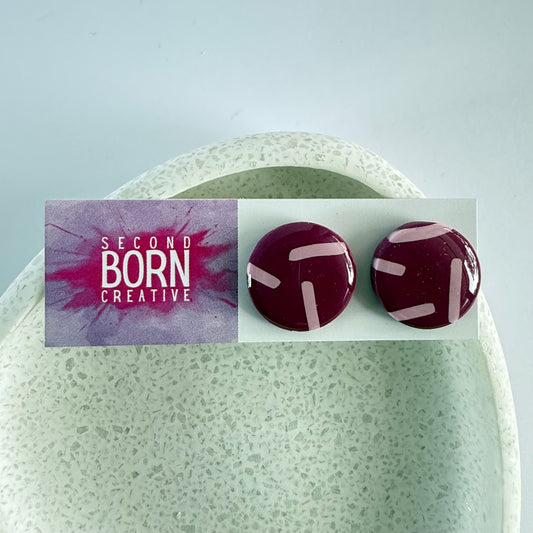 Donut Ask Me That statement studs