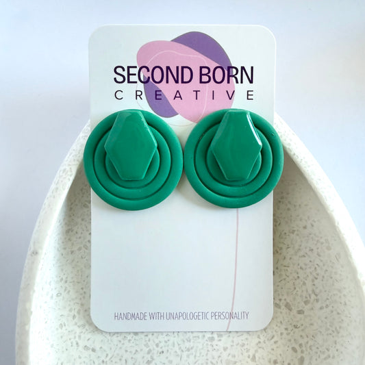 Jaded extra statement studs