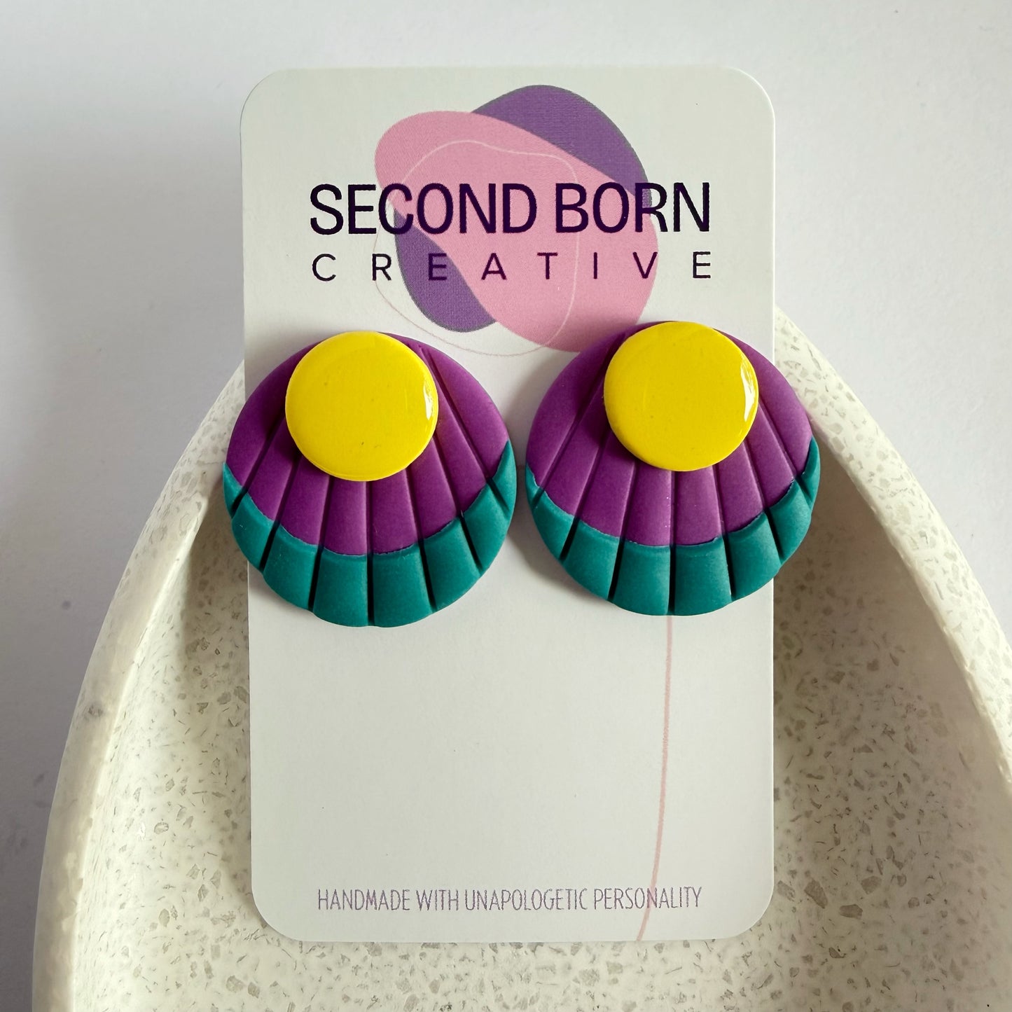 Rainbow Rebel extra statement studs