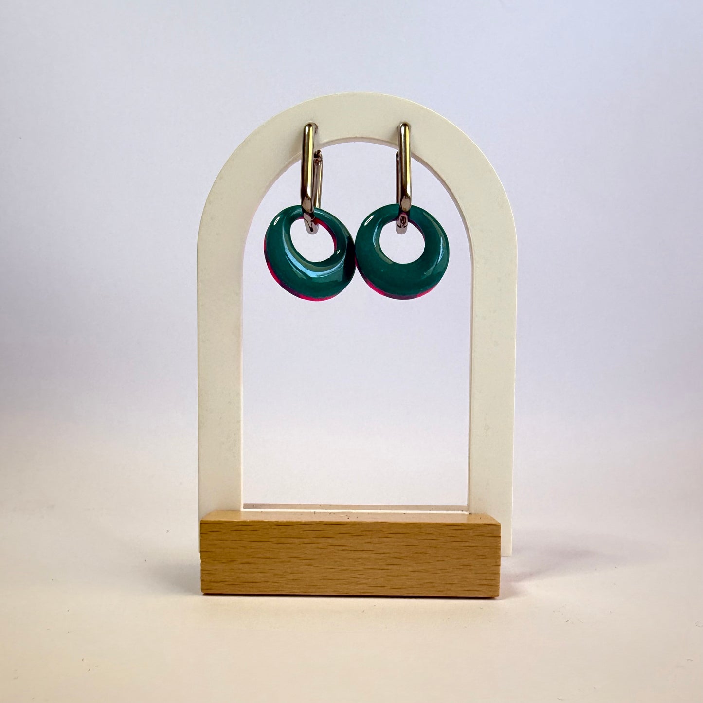 Wait and See hoop dangles