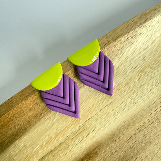 Offbeat extra statement studs