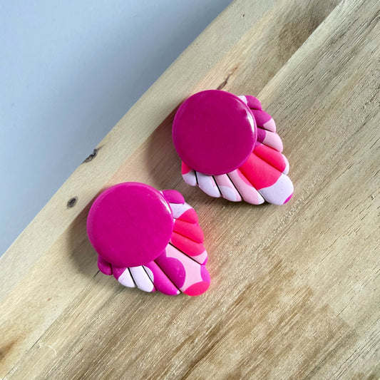 Flamingo Fun extra statement studs