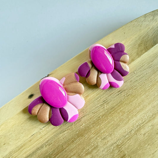 Yes Girl bubblegum statement studs