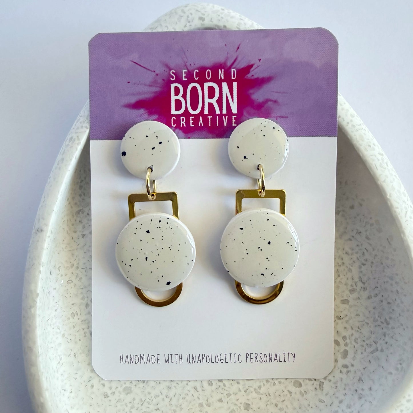 Golden Hour dangles (Sand)