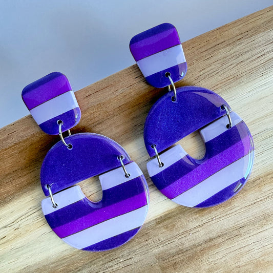 Blurred Lines large dangles (one pair only!)