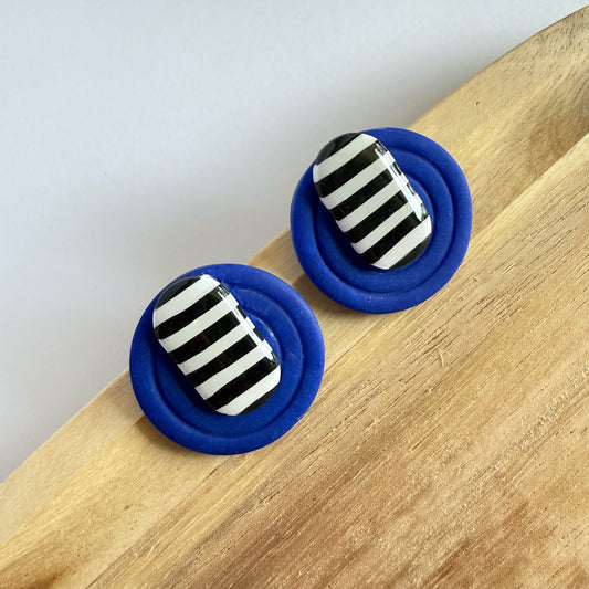 Blue Halo extra statement studs