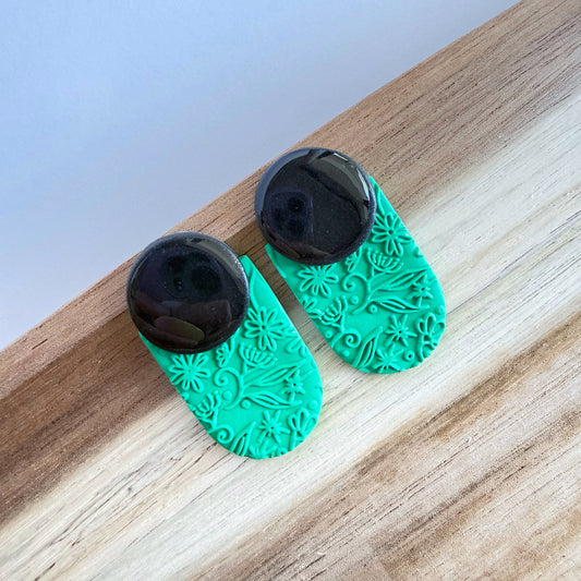 Bloom with Intent statement studs (one pair only!)