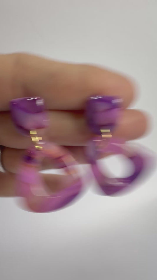 Royal stud dangles (donut)