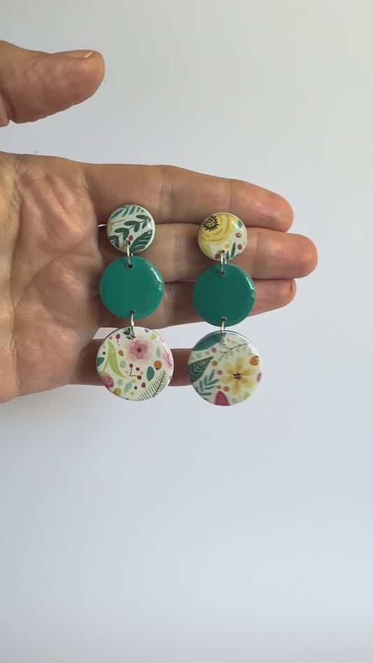 Garden Glory circle dangles