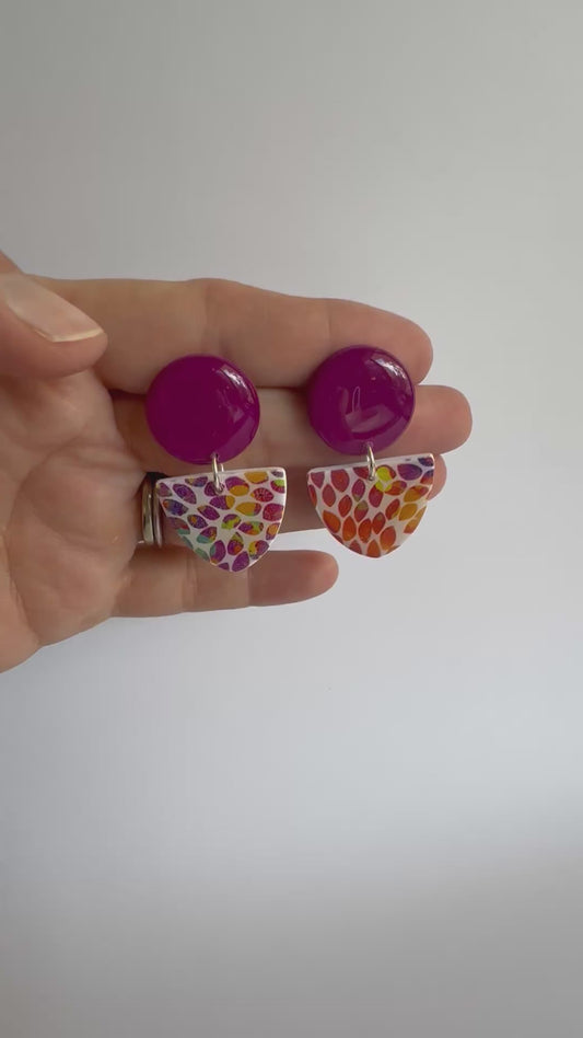 Line Up dangles - rounded triangle